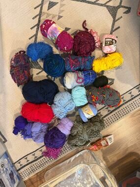 Mix Yarn lot 4lbs